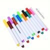 12pcs Colorful Dust-Free Erasable Markers, Doodle Painting Blackboard And Whiteboard Pens, Colorful Marker Pen Set for Professional Use