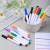 12pcs Colorful Dust-Free Erasable Markers, Doodle Painting Blackboard And Whiteboard Pens, Colorful Marker Pen Set for Professional Use