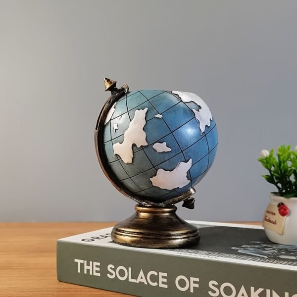 Creative Globe Pen Holder for Desk Organization and Stationery Storage