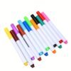 12pcs Colorful Dust-Free Erasable Markers, Doodle Painting Blackboard And Whiteboard Pens, Colorful Marker Pen Set for Professional Use