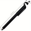 1pc Multicolor Gel Pen with Built-in Phone Stand, Black Ink Signature Pen for Daily Office Use