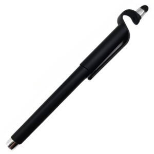 1pc Multicolor Gel Pen with Built-in Phone Stand, Black Ink Signature Pen for Daily Office Use