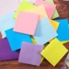 6-color Fluorescent Adhesive Notes, 7.62x7.62 cm, Brightly Colored Self-adhesive Notes, Easy to Post, Suitable for Home, Office, Notepad