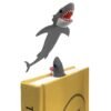 Creative 3D Shark Bookmark for Students Readers and Fun Stationery Collections