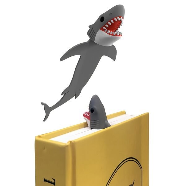 Creative 3D Shark Bookmark for Students Readers and Fun Stationery Collections