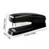 2pcs Stapler Set Includes Stapler and a Box of Staples/Cards, Suitable for Office, School, and Home Use, Black and White