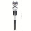2Pcs Humorous dog boxing style pen, cute pet playing with it, super stress relieving