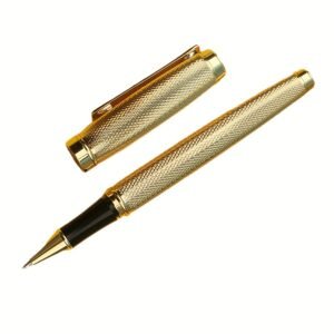 Luxury Executive Rollerball Pen with Gold Metal Finish for Business and Professional Use