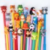 10pcs of Cartoon Zoo Gel Black Ink Pens, Featuring Random Animal Designs, Suitable for Various Styles, Perfect for School, Office, And Home Use