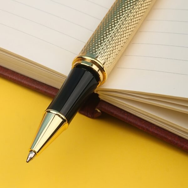 Luxury Executive Rollerball Pen with Gold Metal Finish for Business and Professional Use