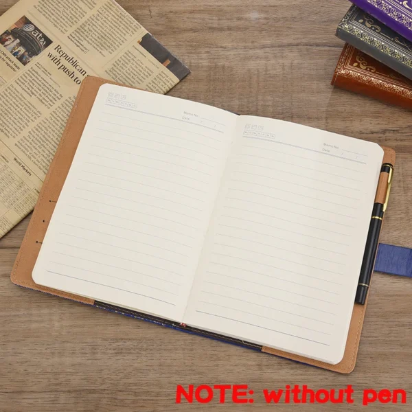 Retro Digital Password Notebook Journal With Lock A5,Diary Perfect for Men and Women-PU Leather Combination Lock Persons Privacy - Assorted Colors