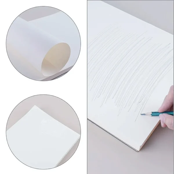 9" x 12" Sketch Book, Top Spiral Bound Sketch Pad, 100Sheets 68lb/100gsm Acid-Free Drawing Paper, Art Sketchbook for Drawing