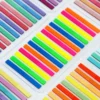 3000 Sheets Color Stickers Transparent Fluorescent Index Tabs Flags Sticky Note Page Bookmark School Office Supplies Stationery