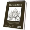 9" x 12" Sketch Book, Top Spiral Bound Sketch Pad, 100Sheets 68lb/100gsm Acid-Free Drawing Paper, Art Sketchbook for Drawing