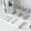 Modern Multi Compartment Desk Organizer for Pens Markers and Stationery Storage