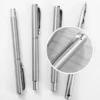 Luxury Metal Fountain Pen 0.8mm Curved Nib Student Writing Pen School Art Exercise Signature Supplies Office Stationery
