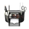 Mesh Desk Organizer Sturdy Metal Pen Stand Student Stationery Office Supplies