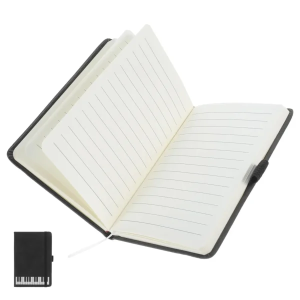 Music Theme Piano Inspired A6 Notebook Christmas Pocket Journal Business Planner Diary Drawing Book For Office Workers