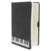 Music Theme Piano Inspired A6 Notebook Christmas Pocket Journal Business Planner Diary Drawing Book For Office Workers