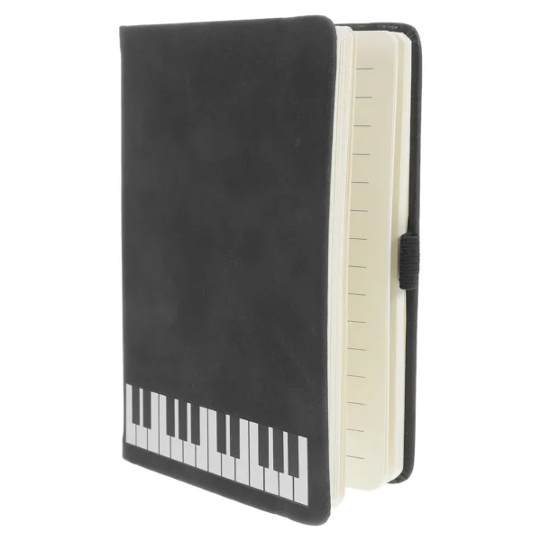 Music Theme Piano Inspired A6 Notebook Christmas Pocket Journal Business Planner Diary Drawing Book For Office Workers