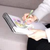 9" x 12" Sketch Book, Top Spiral Bound Sketch Pad, 100Sheets 68lb/100gsm Acid-Free Drawing Paper, Art Sketchbook for Drawing