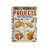 Woodworking Project Spiral Notebook, DIY Handmade Record Book, Practical Father's Day Gift, Woodworking Journal for Enthusiasts