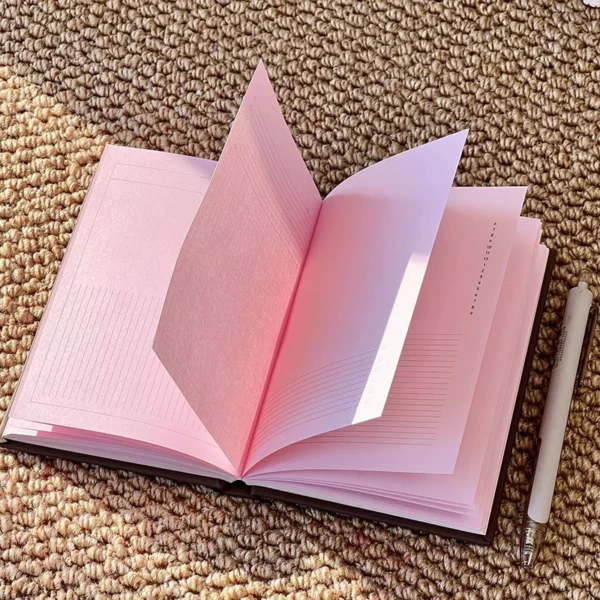 Strawberry Chocolate Pink Notebook Journal For Note Cute A6 Planner Kawaii Travel Diary Gift For Girls