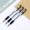 10Pcs 0.5mm Gel Rollerball Pen Set, Black Ink Smooth Writing Pens for School Office Stationery