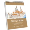 9" x 12" Sketch Book, Top Spiral Sketchbook, 68lb/100gsm Drawing Paper Pad & Sketch Paper, 1-Pack Sketch Pads for Drawing etc