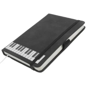 Music Theme Piano Inspired A6 Notebook Christmas Pocket Journal Business Planner Diary Drawing Book For Office Workers