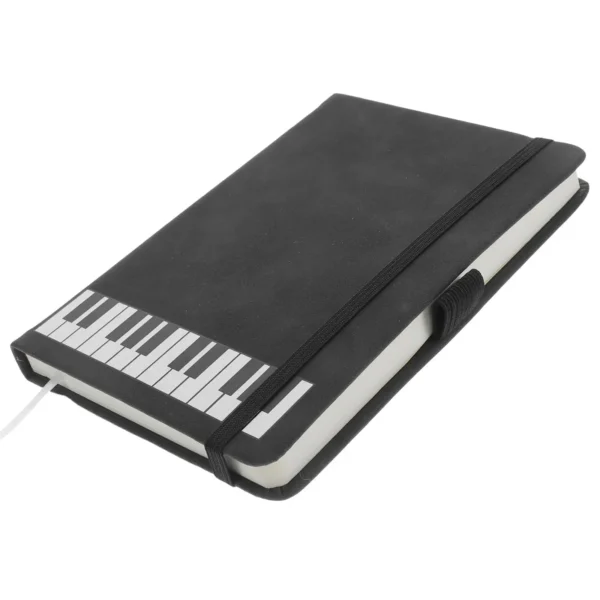Music Theme Piano Inspired A6 Notebook Christmas Pocket Journal Business Planner Diary Drawing Book For Office Workers