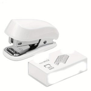 830 Staples + 1 Stapler Mini Binding Set, Paper Binding Stationery, Cute Office Binding Tool, School Supplies - Assorted Colors