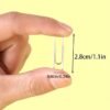 300pcs Small Paper Clips, Office and School Supplies Organizing Paper Clips