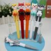 2Pcs Humorous dog boxing style pen, cute pet playing with it, super stress relieving