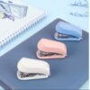 830 Staples + 1 Stapler Mini Binding Set, Paper Binding Stationery, Cute Office Binding Tool, School Supplies - Assorted Colors