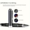 Carbon Fiber Signature Pen, Premium Metal Gel Ink Pen with a Micro Point 0.5Mm Black Ink for Smooth Writing Ballpoint - Assorted Colors